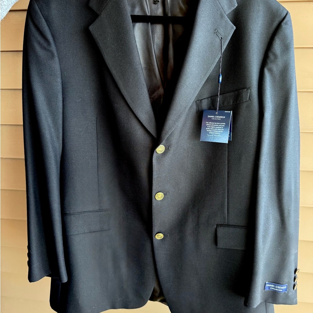 Daniel Cremieux Black Sport Coat Blazer